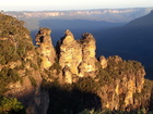 Tree Sisters ja Blue Mountains  ilta-auringossa